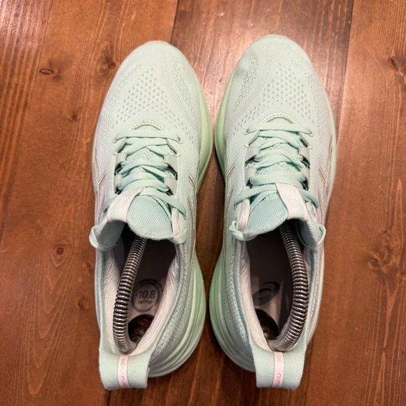 Asics Gel Nimbus 26 Womens Size 8D Wide Green Athletic Running Shoes Sneakers - Picture 4 of 8